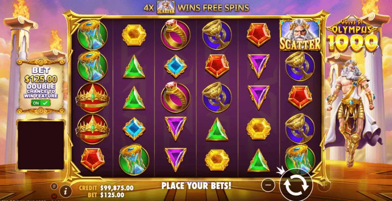 Gates of Olympus 1win interfeysi